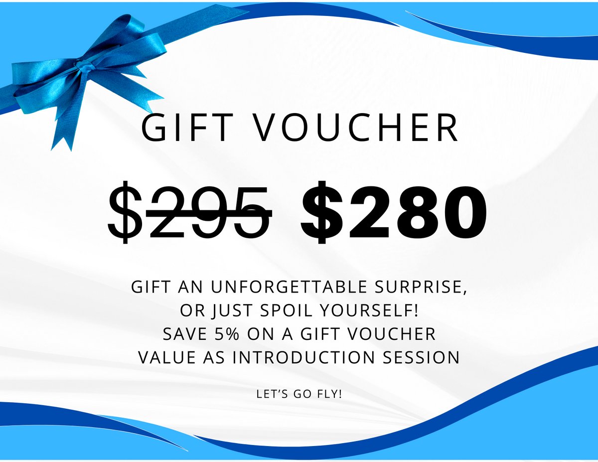 295 Gift voucher / Gift card for eFoil lessons, Rentals & Addons