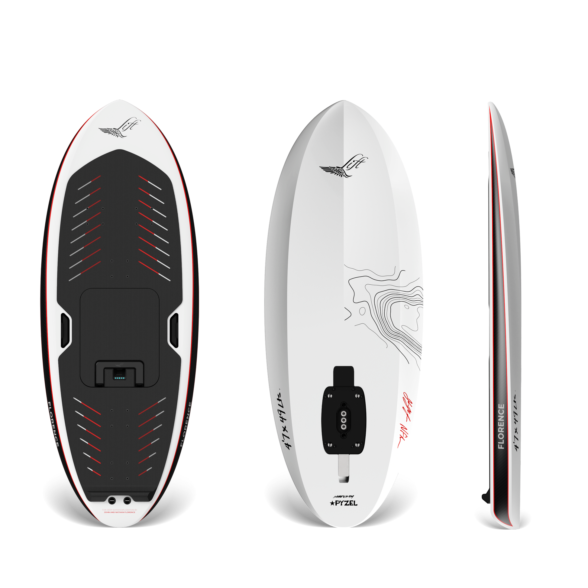 Lift Foils Florence 4'7 LIFTX (2026 Model) - eFoil Bundle (Include Lift Foils Florence 4'7 LIFTX (2026 Model) - eFoil Bundle (Include