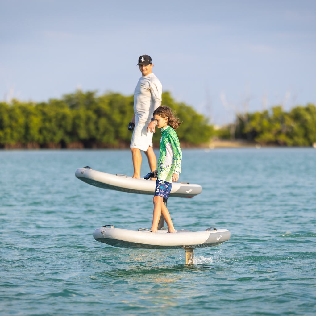 Blowfish Inflatable on a Lift Board – Mid-Air Ride
