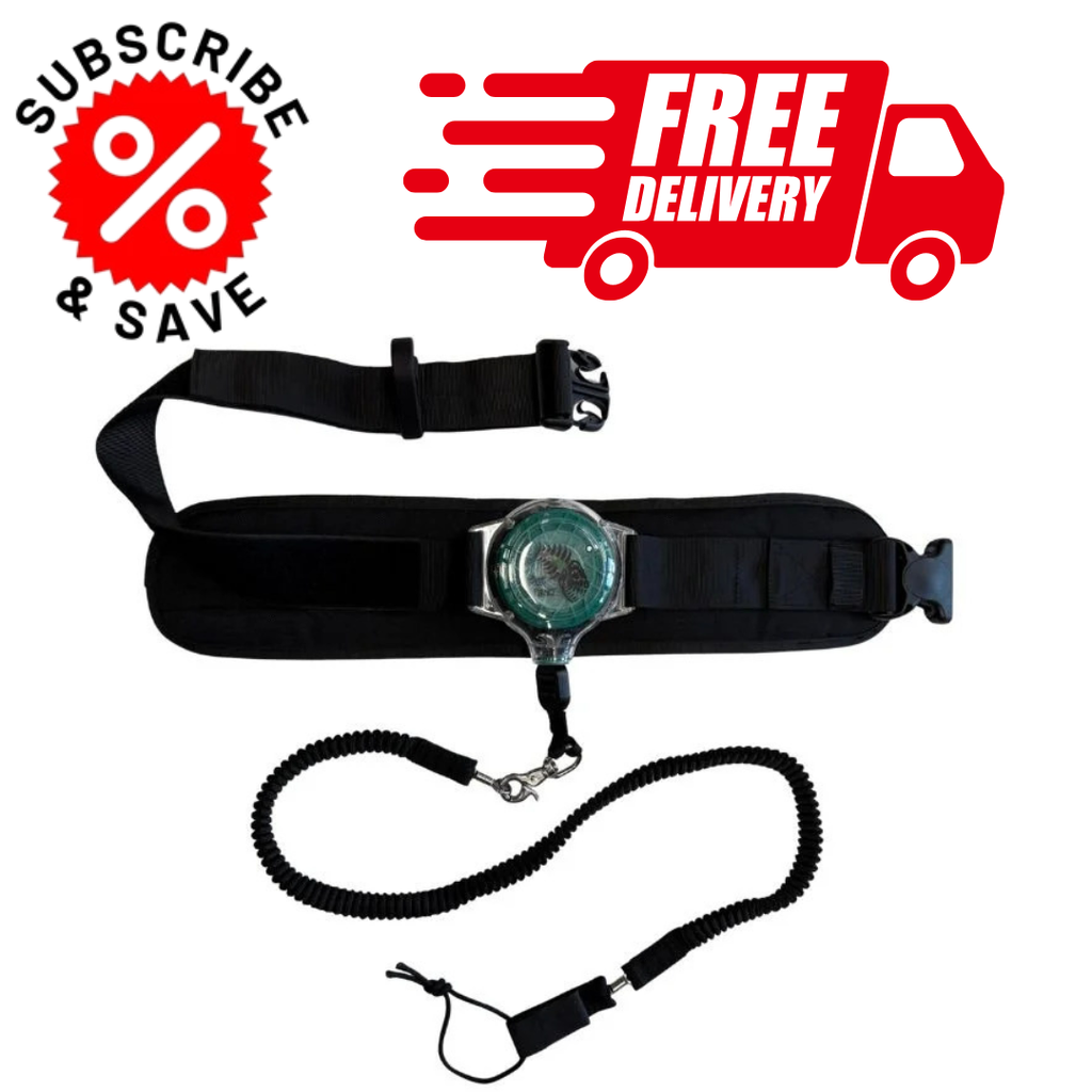 Foil Retractable Leash & Waist Belt Kit Combo for eFoil