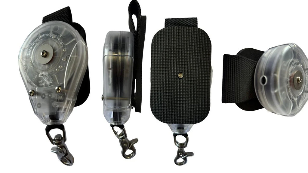 Zero Drag Retracting Leash System Combo Waist belt Kit for